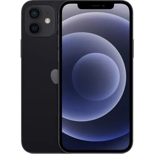 Apple iPhone 12 Noir 64 Go Bon état reconditionné disponible sur Rakuten