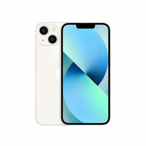 Apple iPhone 13 - 5G smartphone - double SIM / Mémoire interne 256 Go - écran OLED - 6.1" - 2532 x 1170 pixels - 2x caméras arrière 12 MP, 12 MP - front camera 12 MP - lumière des étoiles État correct N/A reconditionné disponible sur Fnac