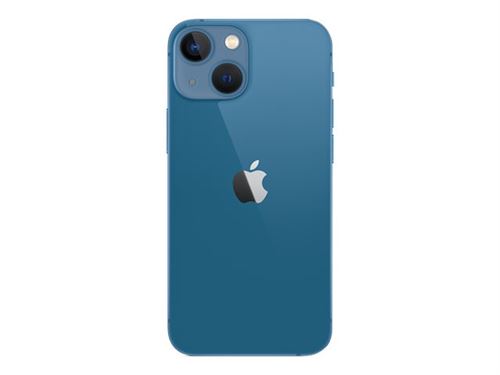 Apple iPhone 13 mini - 5G smartphone - double SIM / Mémoire interne 256 Go - écran OLED - 5.4" - 2340 x 1080 pixels - 2x caméras arrière 12 MP, 12 MP - front camera 12 MP - bleu État correct N/A reconditionné disponible sur Fnac