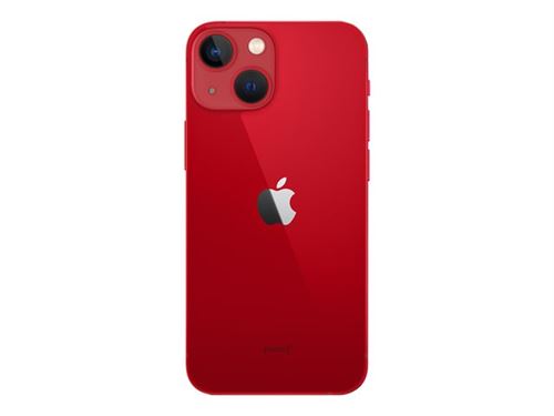 Apple iPhone 13 mini - (PRODUCT) RED - 5G smartphone - double SIM / Mémoire interne 128 Go - écran OLED - 5.4" - 2340 x 1080 pixels - 2x caméras arrière 12 MP, 12 MP - front camera 12 MP - rouge État correct N/A reconditionné disponible sur Fnac
