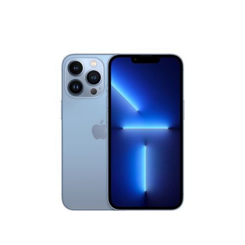 Apple iPhone 13 Pro - 5G smartphone - double SIM / Mémoire interne 256 Go - écran OLED - 6.1" - 2532 x 1170 pixels (120 Hz) - 3 x caméras arrière 12 MP, 12 MP, 12 MP - front camera 12 MP - bleu sierra État correct - 465,52 € Apple iPhone 13 Pro - 5G smartphone - double SIM / Mémoire interne 256 Go - écran OLED - 6.1" - 2532 x 1170 pixels (120 Hz) - 3 x caméras arrière 12 MP, 12 MP, 12 MP - front camera 12 MP - bleu sierra État correct N/A reconditionné disponible sur Fnac