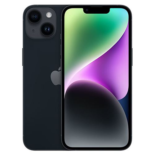 APPLE iPhone 14 6,1'' 256 Go Noir Minuit - Reconditionné Avec Batterie neuve État correct N/A reconditionné disponible sur Fnac