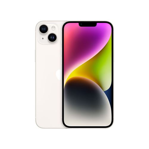 Apple iPhone 14 Plus 6.7"" 5G Double SIM 128 Go Lumière stellaire État correct Apple reconditionné disponible sur Fnac