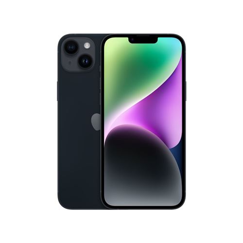 Apple iPhone 14 Plus 6.7" 5G Double SIM 128 Go Noir minuit État correct Apple reconditionné disponible sur Fnac
