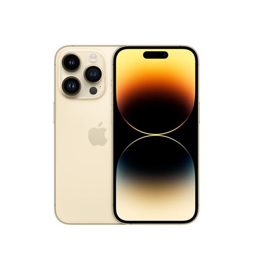 Apple iPhone 14 Pro 6,1"" 5G Double SIM 512 Go Or État correct Apple reconditionné disponible sur Fnac