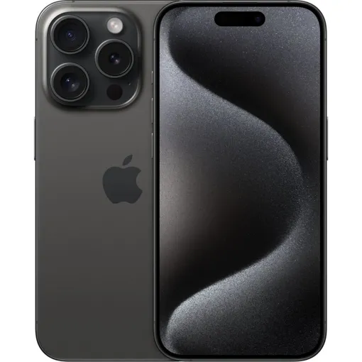 Apple iPhone 15 Pro 128 Go Titane noir Bon état reconditionné disponible sur Rakuten