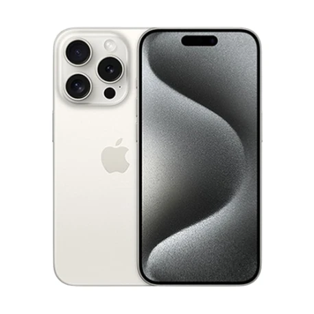 Apple - iPhone 15 Pro - 256 Go - Reconditionné - Correct - Titane blanc Bon état reconditionné disponible sur Certideal