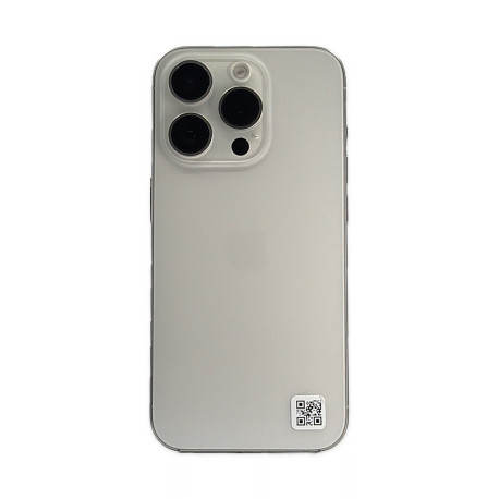 Apple - iPhone 15 Pro - 256 Go - Reconditionné - Premium - Titane blanc Bon état reconditionné disponible sur Certideal