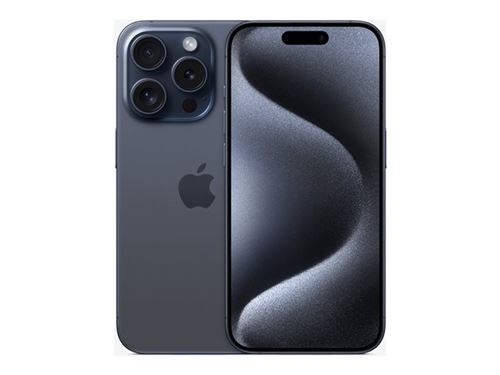 Apple iPhone 15 Pro - 5G smartphone - double SIM / Mémoire interne 128 Go - écran OLED - 6.1" - 2556 x 1179 pixels (120 Hz) - 3 x caméras arrière 48 MP, 12 MP, 12 MP - front camera 12 MP - démo - titane bleu État correct Apple reconditionné disponible sur Fnac | Dero