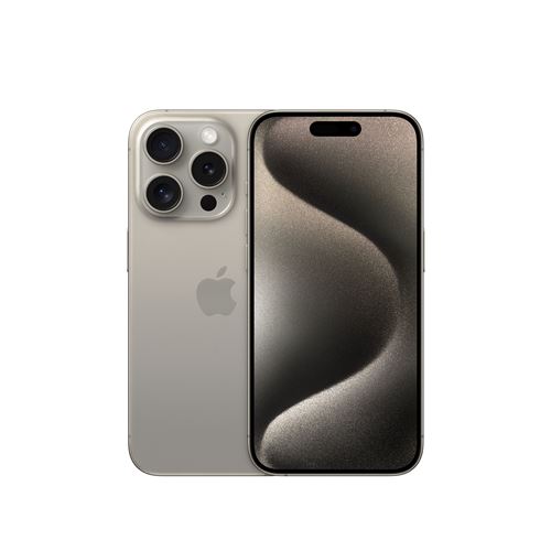 Apple iPhone 15 Pro 6,1" 5G Double SIM 128 Go Natural Titanium État correct - 557,89 € Apple iPhone 15 Pro 6,1" 5G Double SIM 128 Go Natural Titanium État correct Apple reconditionné disponible sur Fnac