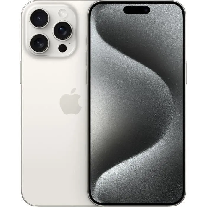 APPLE iPhone 15 Pro Max 1TB White Titanium (2023) - Reconditionné - Excellent état Reconditionné - 1699,00 € APPLE iPhone 15 Pro Max 1TB White Titanium (2023) - Reconditionné - Excellent état Reconditionné Apple reconditionné disponible sur Cdiscount Seconde Vie