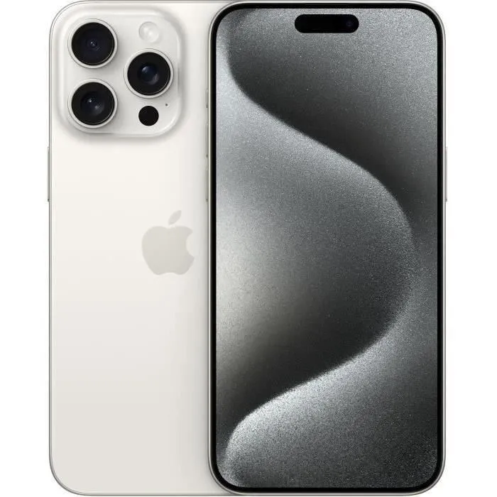 APPLE iPhone 15 Pro Max 256GB White (eSIM) (2023) - Reconditionné - Excellent état Reconditionné - 870,00 € APPLE iPhone 15 Pro Max 256GB White (eSIM) (2023) - Reconditionné - Excellent état Reconditionné Apple reconditionné disponible sur Cdiscount Seconde Vie | Dero