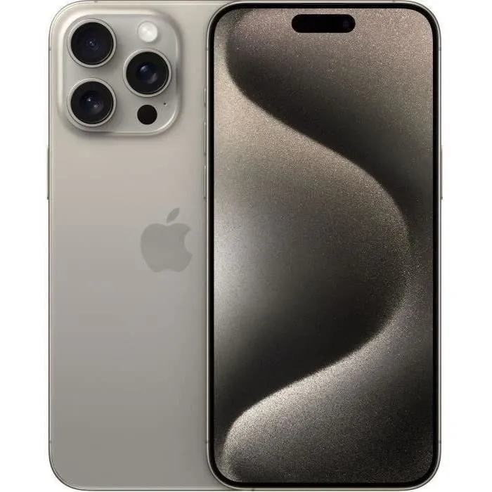 Apple Iphone 15 Pro Max - Natural Titanium (2023) - Reconditionné - Etat correct Reconditionné - 795,72 € Apple Iphone 15 Pro Max - Natural Titanium (2023) - Reconditionné - Etat correct Reconditionné Apple reconditionné disponible sur Cdiscount Seconde Vie