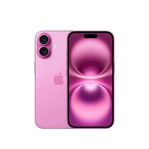 Apple iPhone 16 6,1" 5G 256 Go Double SIM Rose État correct Apple reconditionné disponible sur Fnac