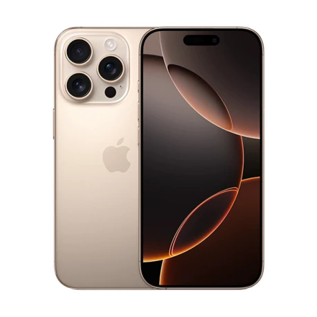 Apple - iPhone 16 Pro - 128 Go - Reconditionné - Parfait état - Titane sable Bon état reconditionné disponible sur Certideal