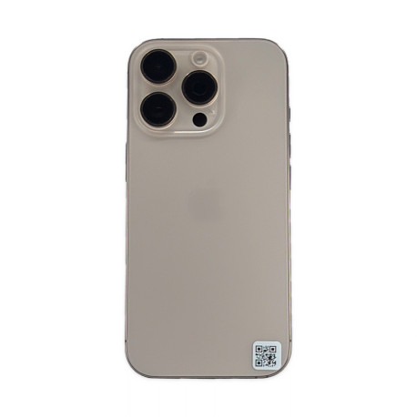 Apple - iPhone 16 Pro - 128 Go - Reconditionné - Premium - Titane sable Bon état reconditionné disponible sur Certideal