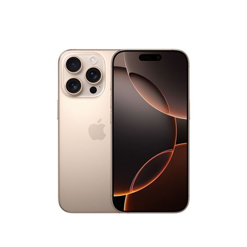 Apple iPhone 16 Pro 6,3" 5G 128 Go e-SIM Titane Sable État correct N/A reconditionné disponible sur Fnac