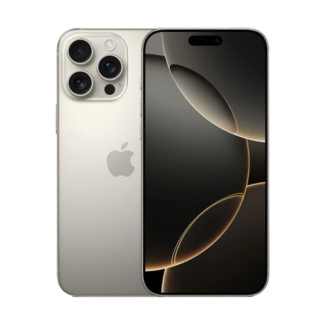Apple - iPhone 16 Pro Max - 256 Go - Reconditionné - Correct - Titane naturel Bon état reconditionné disponible sur Certideal