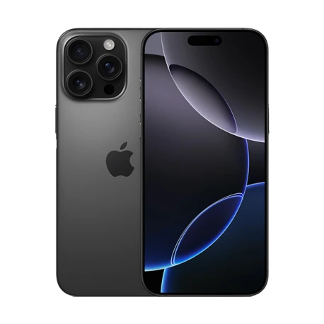 Apple - iPhone 16 Pro Max - 256 Go - Reconditionné - Correct - Titane noir Bon état reconditionné disponible sur Certideal