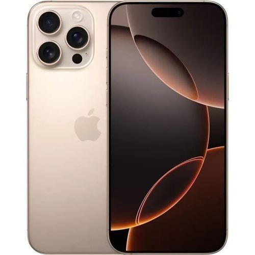Apple iPhone 16 Pro Max 256Go Or Reconditionné avec Batterie neuve État correct N/A reconditionné disponible sur Fnac