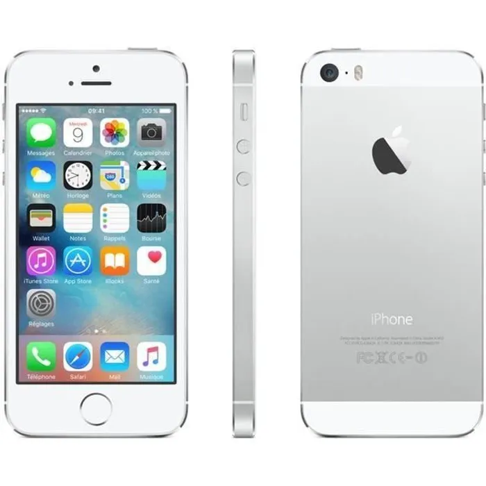 APPLE Iphone 5S 16Go Argent - Reconditionné - Excellent état Reconditionné Apple reconditionné disponible sur Cdiscount Seconde Vie
