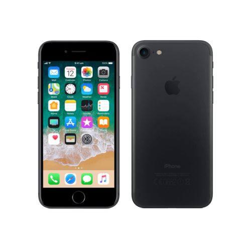Apple iPhone 7 - 4G smartphone / Mémoire interne 128 Go - Écran LCD - 4.7" - 1334 x 750 pixels - rear camera 12 MP - front camera 7 MP - noir État correct Apple reconditionné disponible sur Fnac