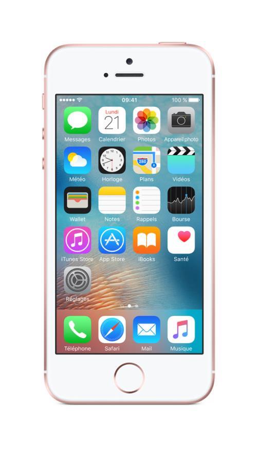 Apple iPhone SE 128 Go 4" Rose Or État correct Apple reconditionné disponible sur Fnac