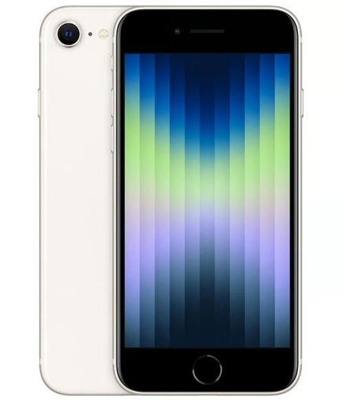 Apple iPhone SE 2022 128 Go 6,1 Blanc Reconditionné avec batterie neuve État correct reconditionné disponible sur Fnac