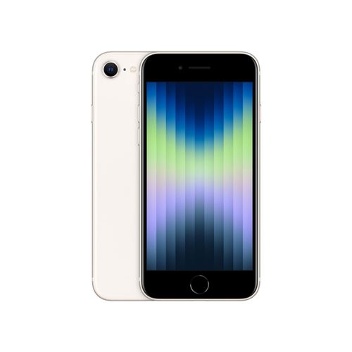 Apple iPhone SE 3ème génération 2022 4,7" 5G 128 Go Double SIM Lumière stellaire État correct Apple reconditionné disponible sur Fnac