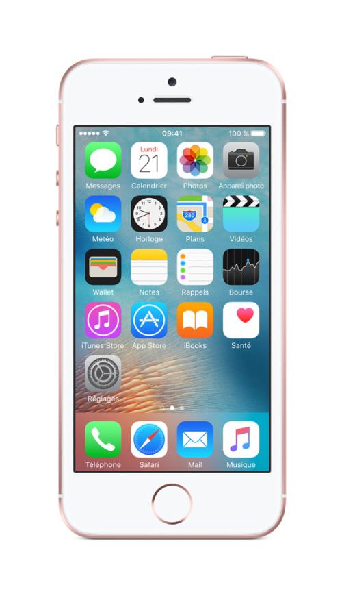 Apple iPhone SE 64 Go 4" Or Rose État correct Apple reconditionné disponible sur Fnac