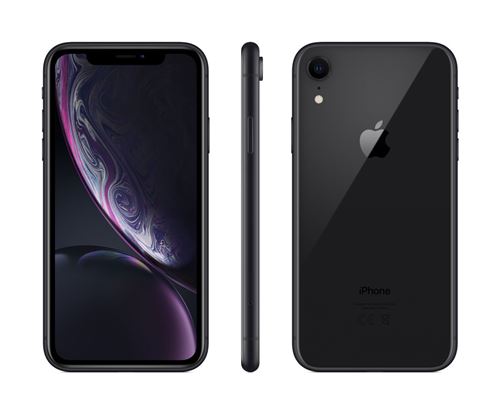 Apple iPhone Xr - 4G smartphone - double SIM / Mémoire interne 64 Go - Écran LCD - 6.1" - 1792 x 828 pixels - rear camera 12 MP - front camera 7 MP - Telekom - noir État correct Apple reconditionné disponible sur Fnac