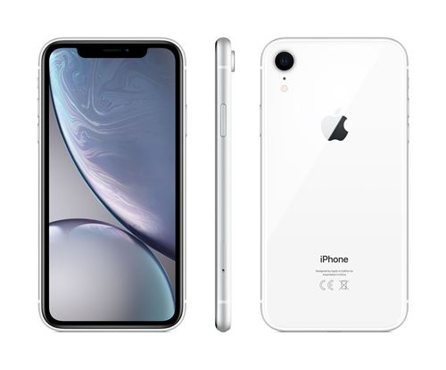 Apple iPhone Xr - 4G smartphone - double SIM / Mémoire interne 64 Go - Écran LCD - 6.1" - 1792 x 828 pixels - rear camera 12 MP - front camera 7 MP - Telekom - blanc État correct Apple reconditionné disponible sur Fnac