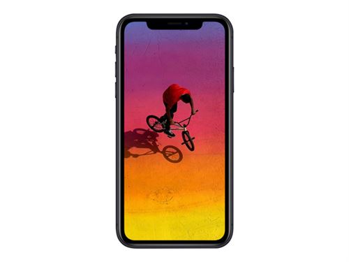 Apple iPhone XR - 4G smartphone - double SIM / Mémoire interne 64 Go - Écran LCD - 6.1" - 1792 x 828 pixels - rear camera 12 MP - front camera 7 MP - noir État correct reconditionné disponible sur Fnac