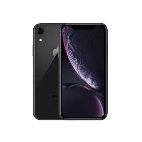 Apple iPhone XR - 4G smartphone - double SIM / Mémoire interne 64 Go - Écran LCD - 6.1" - 1792 x 828 pixels - rear camera 12 MP - front camera 7 MP - noir État correct N/A reconditionné disponible sur Fnac