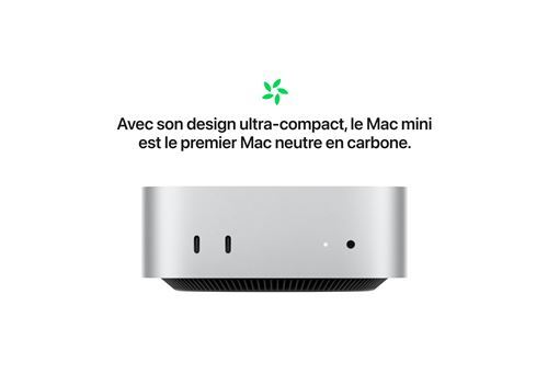 Apple Mac Mini 2024 8 To SSD 24 Go RAM Puce M4 PRO CPU 14 Cœurs GPU 20 Cœurs État correct N/A reconditionné disponible sur Fnac
