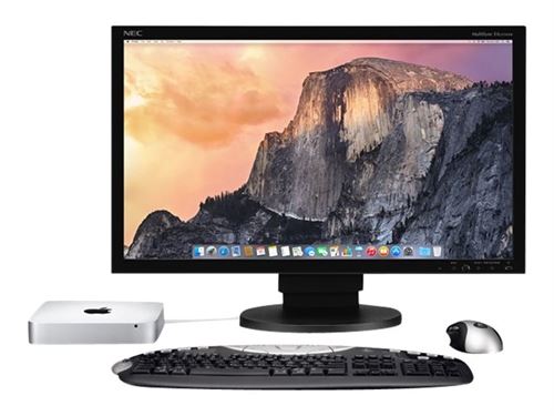 Apple Mac mini - Core i5 2.6 GHz - RAM 8 Go - HDD 1 To - Iris Graphics - GigE - LAN sans fil: Bluetooth 4.0, 802.11a/b/g/n/ac - macOS High Sierra 10.13 - moniteur : aucun - clavier : Français Fin 2014 État correct Apple reconditionné disponible sur Fnac
