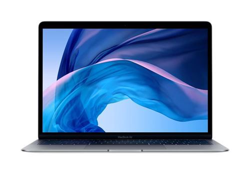 Apple MacBook Air 13.3" LED 128 Go SSD 8 Go RAM Intel Core i5 bicœur à 1.6 GHz Gris Sidéral Sur-mesure Clavier QWERTY 2018 État correct Apple reconditionné disponible sur Fnac
