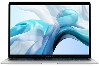 Apple MacBook Air 13.3"" LED 256 Go SSD 8 Go RAM Intel Core i5 bicour à 1.6 GHz Argent Très bon état Apple reconditionné disponible sur Darty