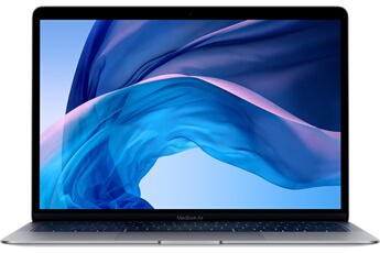 Apple MacBook Air 13.3"" LED 256 Go SSD 8 Go RAM Intel Core i5 bicour à 1.6 GHz Gris Sidéral État correct Apple reconditionné disponible sur Darty
