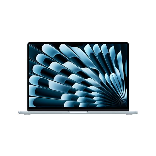 Apple MacBook Air 15" 256 Go SSD 16 Go RAM Puce M4 CPU 10 cœurs GPU 10 cœurs Bleu Ciel État correct Apple reconditionné disponible sur Fnac