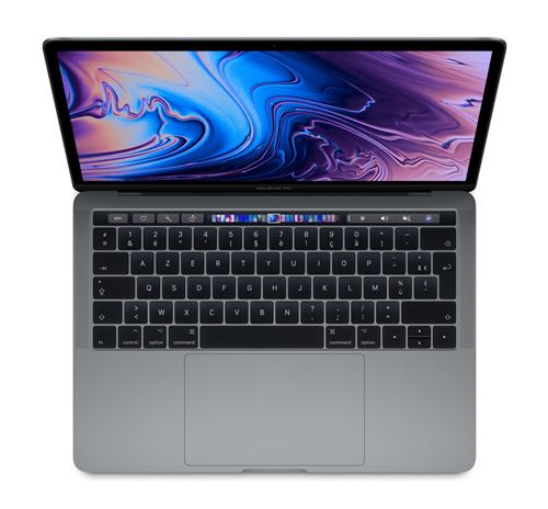 Apple MacBook Pro 13.3'' Touch Bar 512 Go SSD 8 Go RAM Intel Core i5 quadricœur à 2.3 GHz Gris sidéral 2018 État correct Apple reconditionné disponible sur Fnac