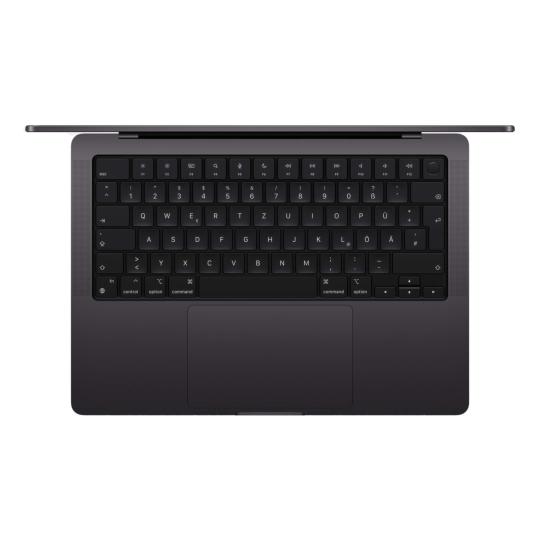 Voir photo 2 de Apple MacBook Pro 2024 14"" M4 Pro 14-Core CPU | 20-Core GPU 1 To SSD 24 Go noir sidéral - comme neuf | Dero Apple MacBook Pro 2024 14"" M4 Pro 14-Core CPU | 20-Core GPU 1 To SSD 24 Go noir sidéral - comme neuf Reconditionné Apple reconditionné photo 2 | Dero