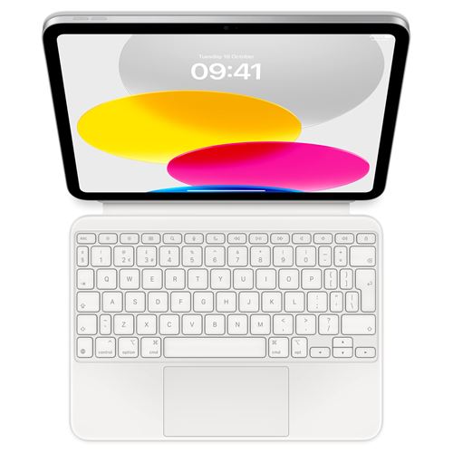 Apple Magic Keyboard Folio - Clavier et étui - avec trackpad - Apple Smart connector - QWERTY - R.-U. - pour iPad Wi-Fi (10ème génération) État correct N/A reconditionné disponible sur Fnac