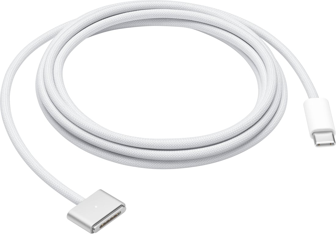 Apple MLYV3AM/A câble USB 2 m USB C MagSafe 3 Blanc - Excellent état Parfait état Apple reconditionné disponible sur Pixmania
