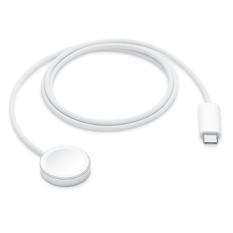Apple MT0H3ZM/A chargeur d'appareils mobiles Smartwatch Blanc USB Recharge sans fil Charge rapide Intérieure - Excellent état Parfait état Apple reconditionné disponible sur Pixmania