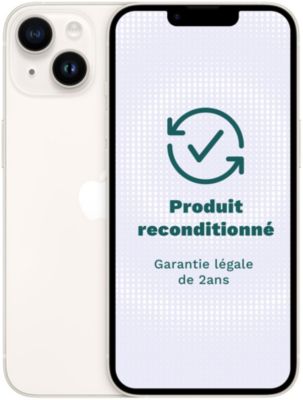 Apple - Smartphone Iphone 14 5g 128go Blanc Excellent État Avec Batterie Neuve Parfait état reconditionné disponible sur Boulanger