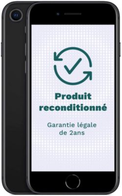 Apple - Smartphone Iphone Se 2020 Noir 64go Très Bon État Avec Batterie Neuve Très bon état reconditionné disponible sur Boulanger