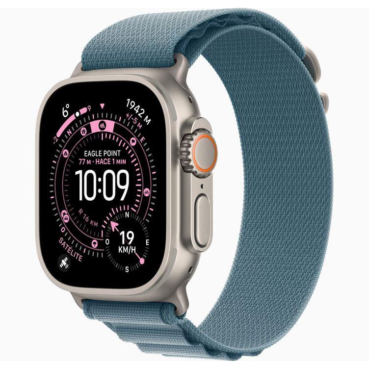 Apple Watch (2025) GPS + Cellular 49 mm - Titane Naturel - Boucle Alpine Bleu Reconditionné - 756,40 € Apple Watch (2025) GPS + Cellular 49 mm - Titane Naturel - Boucle Alpine Bleu Reconditionné Apple reconditionné disponible sur Backmarket | Dero