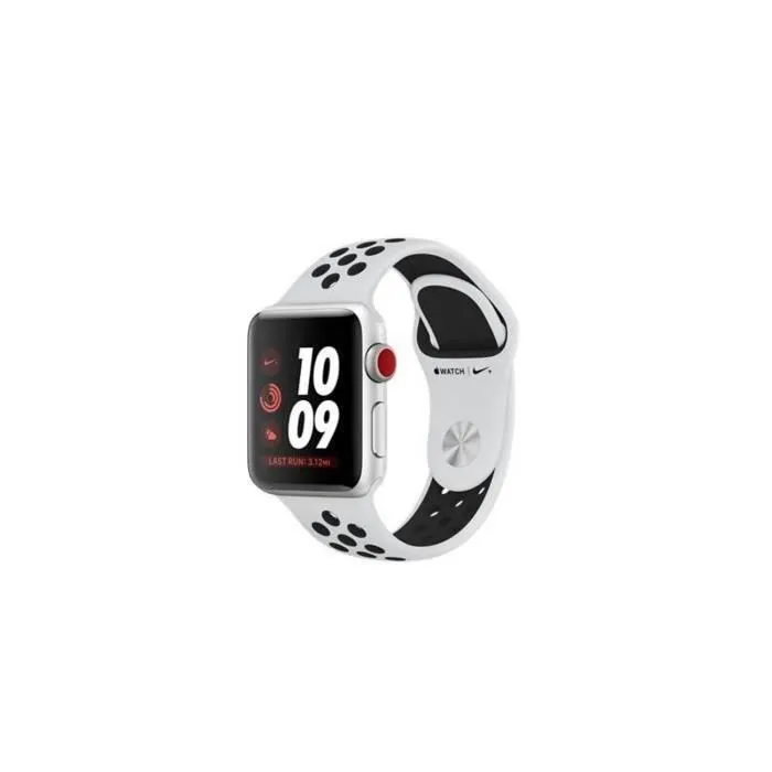 Acheter Apple Watch Nike+ GPS + Cellular - Boîtier 38 mm Argent Aluminium - Bracelet Nike Noir (2017) - Reconditionné - Etat correct Reconditionné - 154,00 € Apple Watch Nike+ GPS + Cellular - Boîtier 38 mm Argent Aluminium - Bracelet Nike Noir (2017) - Reconditionné - Etat correct Reconditionné Apple reconditionné disponible sur Cdiscount Seconde Vie
