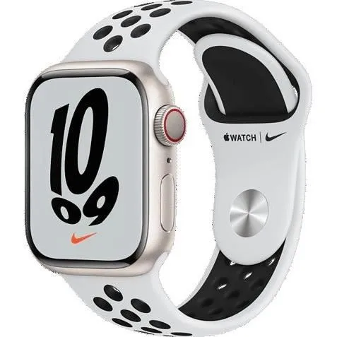 Apple Watch Nike Series 7 GPS 41 - Aluminium Starlight - Sport band Nike platinum/black - Reconditionné - Excellent état Reconditionné - 220,00 € Apple Watch Nike Series 7 GPS 41 - Aluminium Starlight - Sport band Nike platinum/black - Reconditionné - Excellent état Reconditionné Apple reconditionné disponible sur Cdiscount Seconde Vie